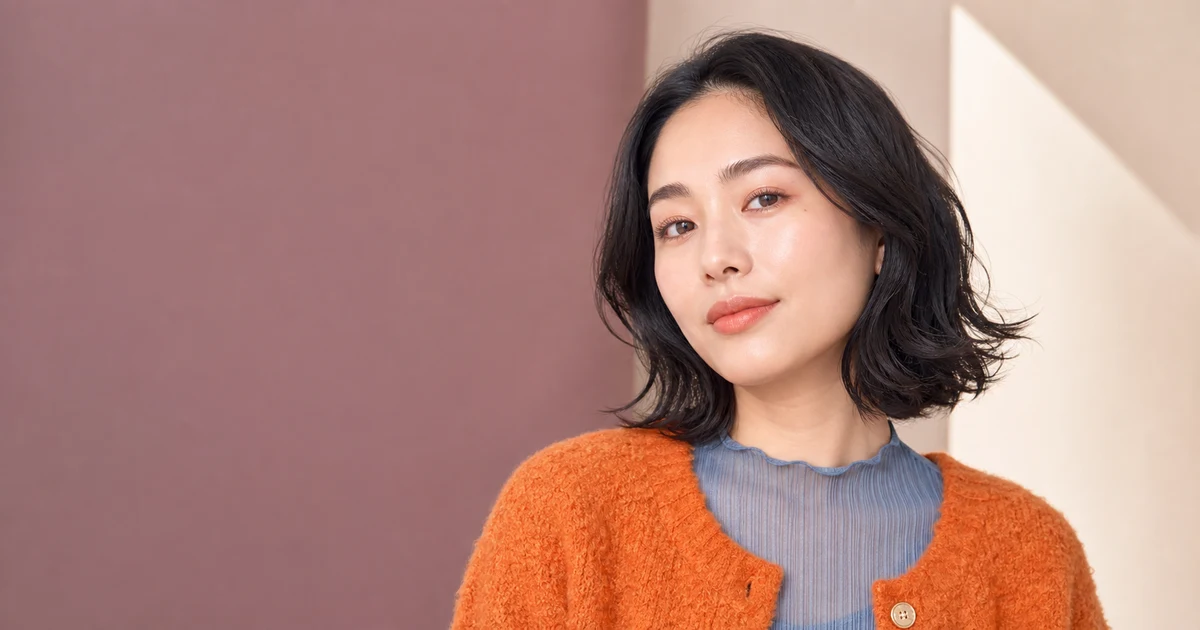 薄づきCCクリームで色むらを自然に整えた成人女性